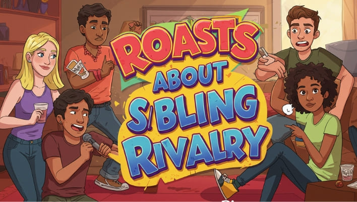 Roasts About Sibling Rivalry